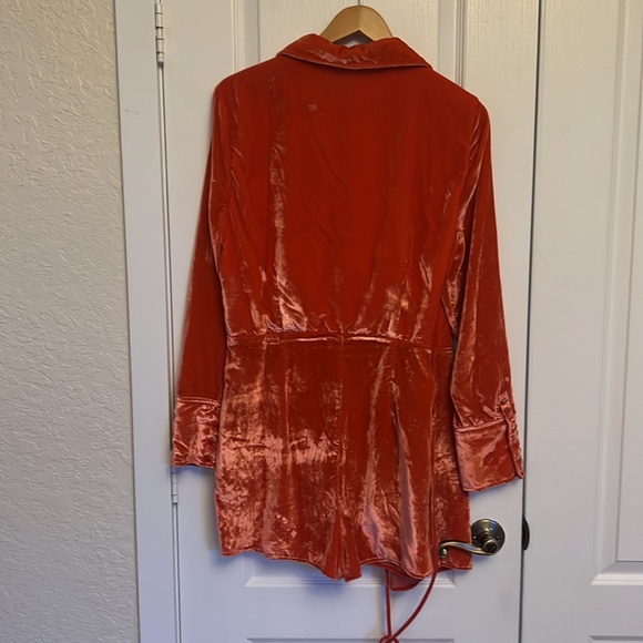 Free People Viola velvet romper - Picture 7 of 11